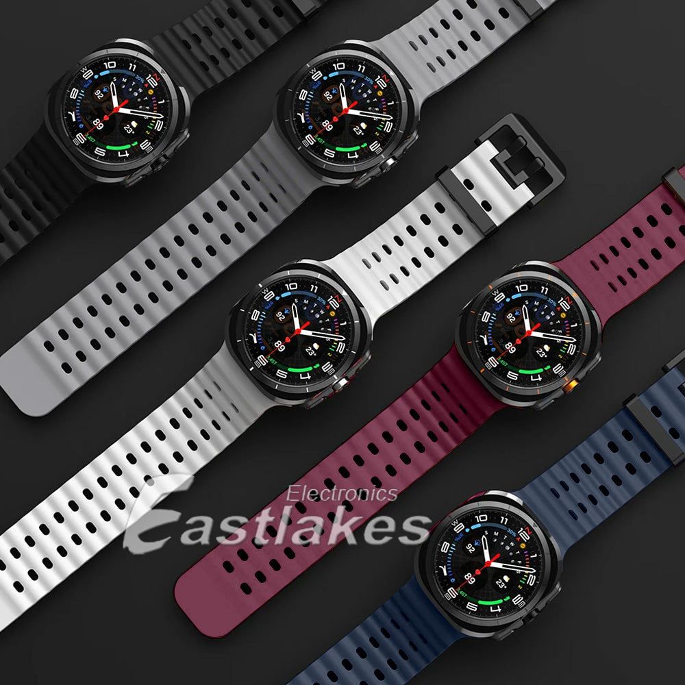 Samsung Galaxy Watch Ultra 47mm Silicone Sport Watch Strap Band - Eastlakes Electronics